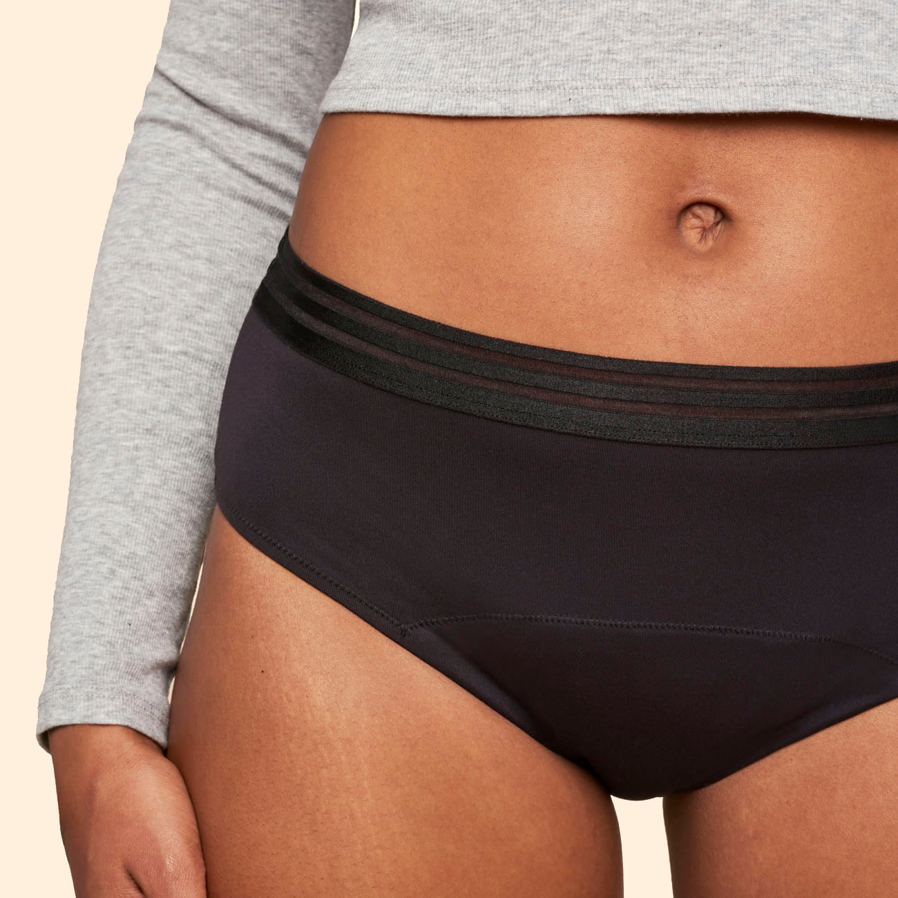 TFAL Basic-Brief Black Detail