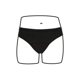 Thinx Teens - Bikini - Black - Front