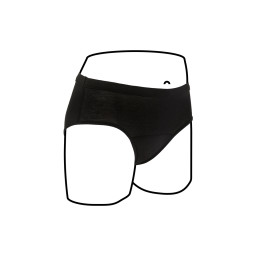 Thinx Teens - Brief - Black - Side